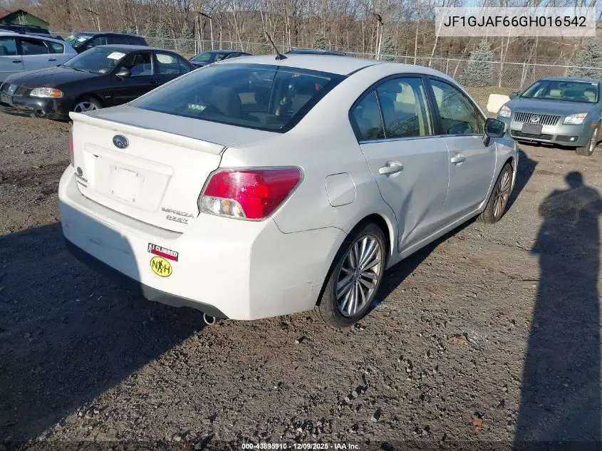 JF1GJAF66GH016542 2016 Subaru Impreza 2.0I Premium