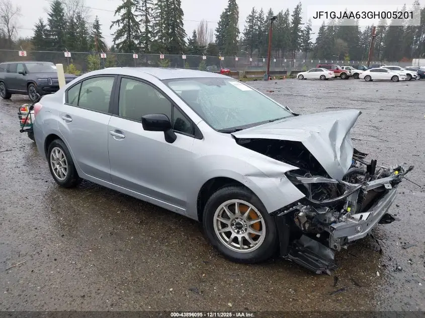 JF1GJAA63GH005201 2016 Subaru Impreza 2.0I