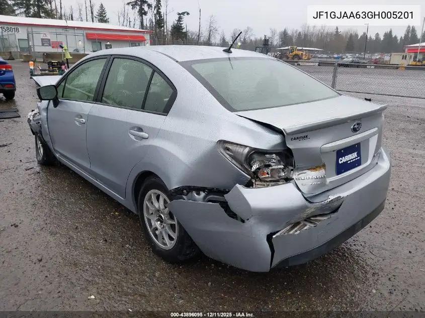 JF1GJAA63GH005201 2016 Subaru Impreza 2.0I