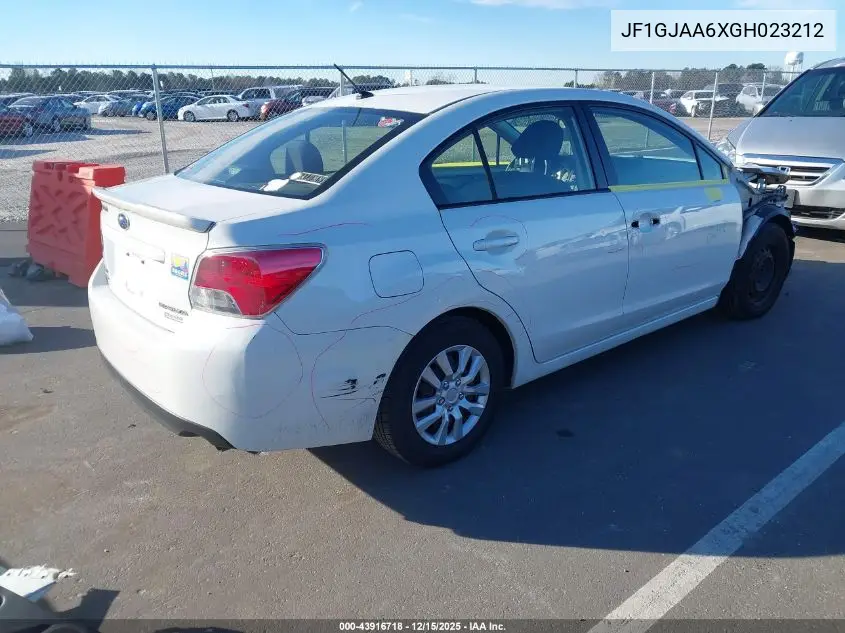 JF1GJAA6XGH023212 2016 Subaru Impreza 2.0I