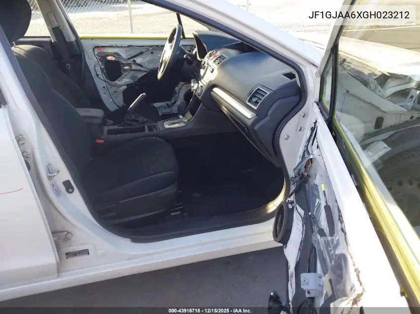 JF1GJAA6XGH023212 2016 Subaru Impreza 2.0I