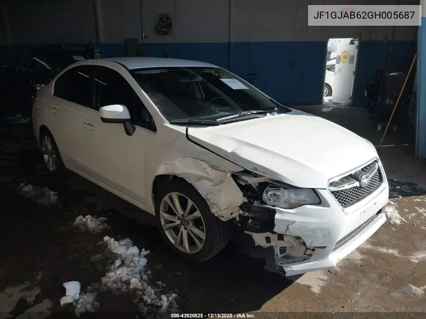 JF1GJAB62GH005687 2016 Subaru Impreza 2.0I Premium