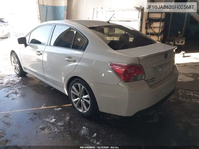 JF1GJAB62GH005687 2016 Subaru Impreza 2.0I Premium