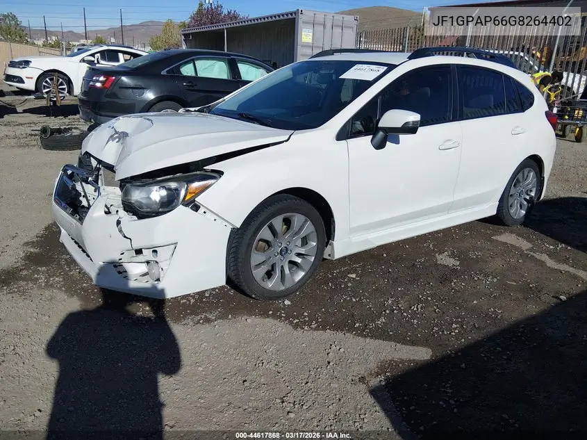 JF1GPAP66G8264402 2016 Subaru Impreza 2.0I Sport Premium