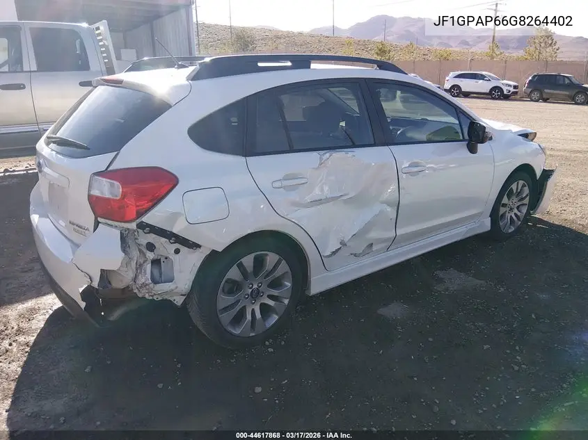 JF1GPAP66G8264402 2016 Subaru Impreza 2.0I Sport Premium