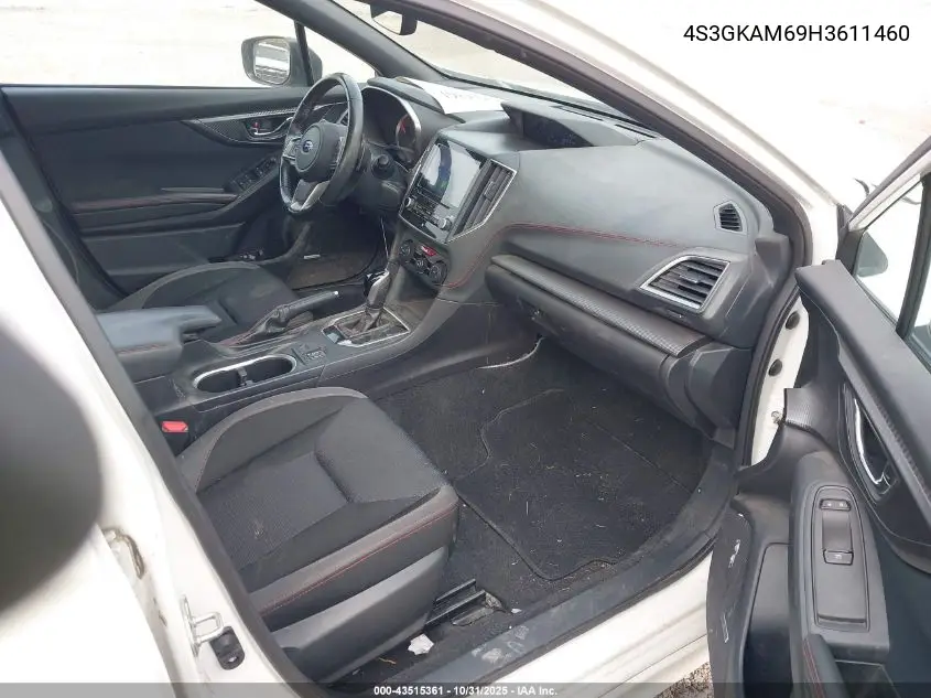 4S3GKAM69H3611460 2017 Subaru Impreza 2.0I Sport