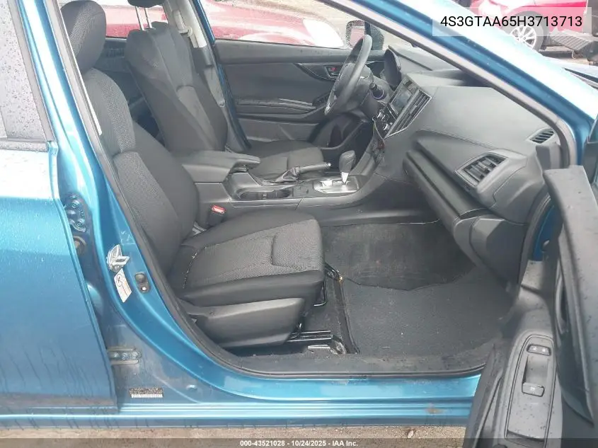4S3GTAA65H3713713 2017 Subaru Impreza 2.0I