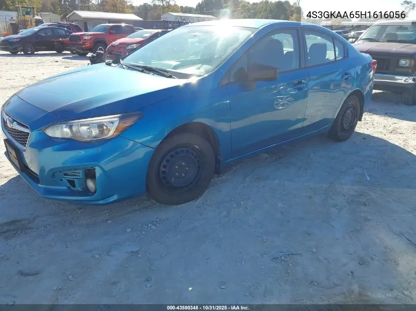 4S3GKAA65H1616056 2017 Subaru Impreza 2.0I (M5)