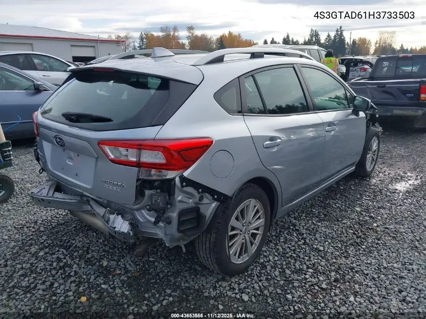4S3GTAD61H3733503 2017 Subaru Impreza 2.0I Premium