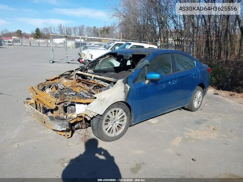 4S3GKAD64H3625556 2017 Subaru Impreza 2.0I Premium