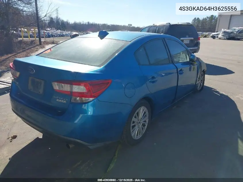 4S3GKAD64H3625556 2017 Subaru Impreza 2.0I Premium