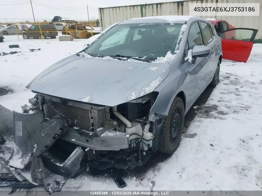 4S3GTAE6XJ3753186 2018 Subaru Impreza Touring