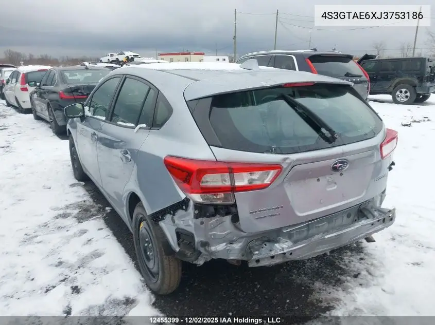 4S3GTAE6XJ3753186 2018 Subaru Impreza Touring