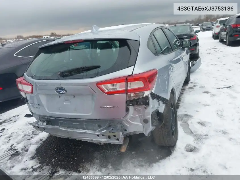 4S3GTAE6XJ3753186 2018 Subaru Impreza Touring