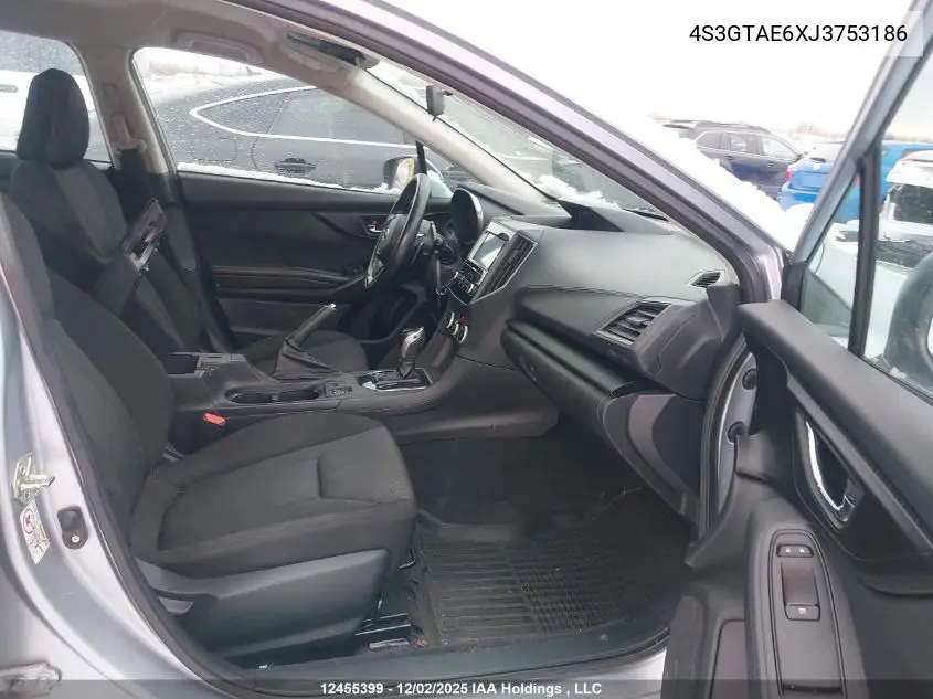 4S3GTAE6XJ3753186 2018 Subaru Impreza Touring