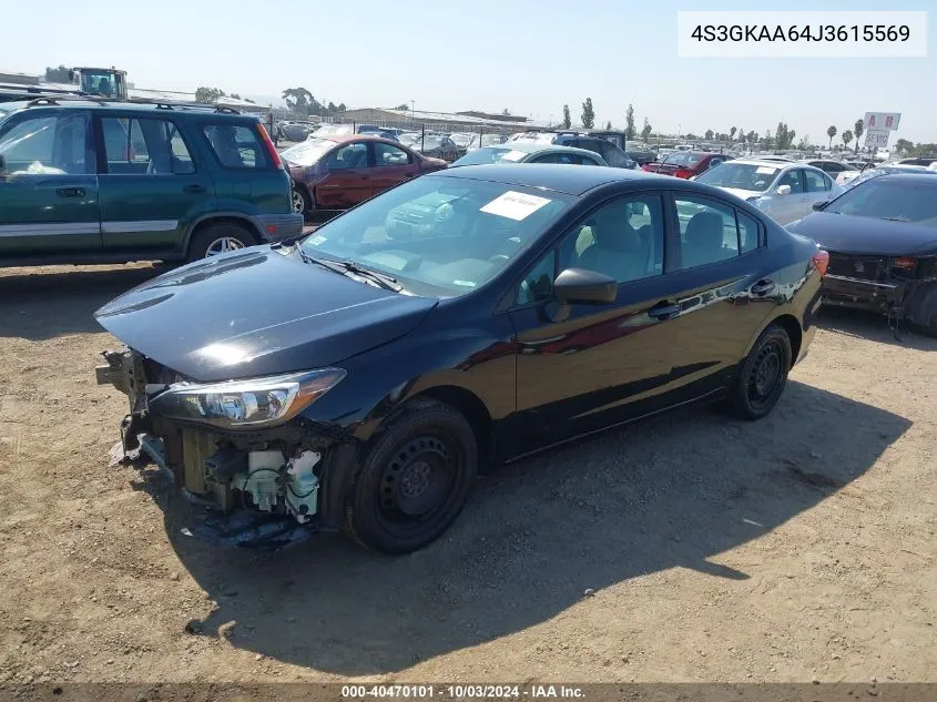 4S3GKAA64J3615569 2018 Subaru Impreza 2.0I