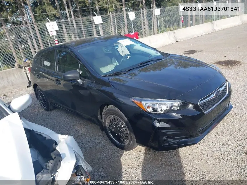 4S3GTAA61J3701841 2018 Subaru Impreza 2.0I