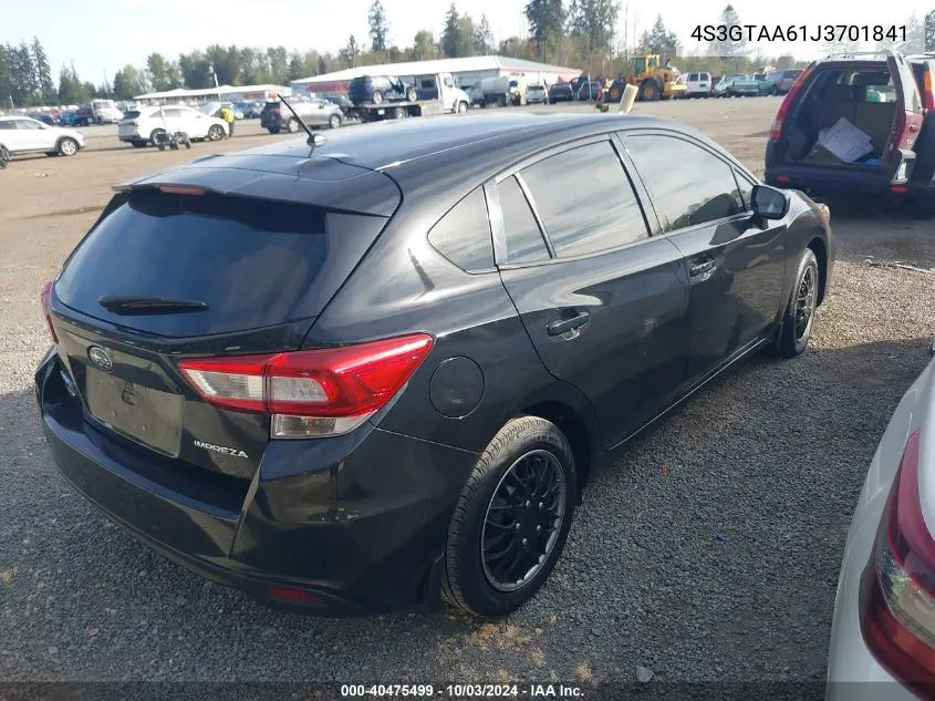 4S3GTAA61J3701841 2018 Subaru Impreza 2.0I