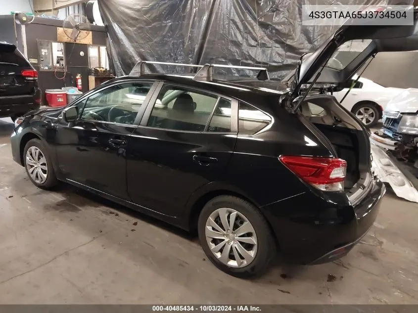 4S3GTAA65J3734504 2018 Subaru Impreza 2.0I