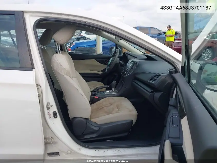 4S3GTAA68J3701187 2018 Subaru Impreza 2.0I