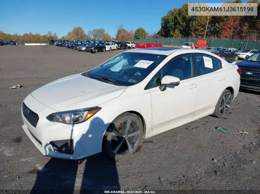 4S3GKAM61J3615198 2018 Subaru Impreza 2.0I Sport