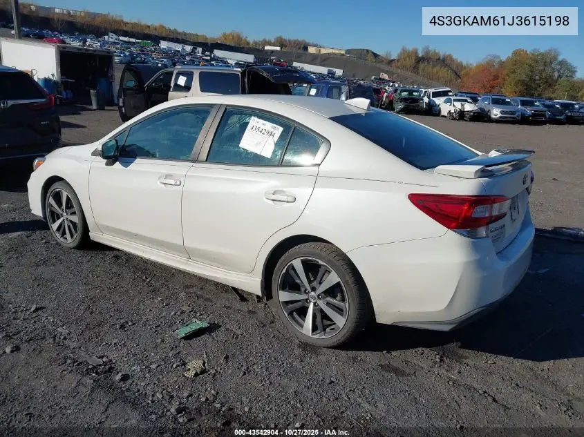 4S3GKAM61J3615198 2018 Subaru Impreza 2.0I Sport