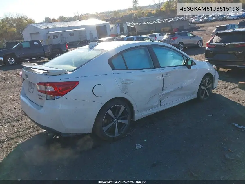 4S3GKAM61J3615198 2018 Subaru Impreza 2.0I Sport