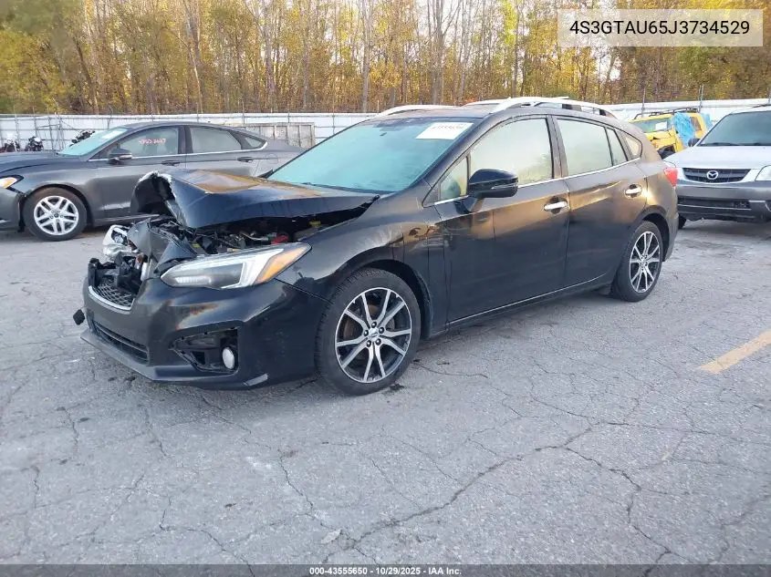 4S3GTAU65J3734529 2018 Subaru Impreza 2.0I Limited