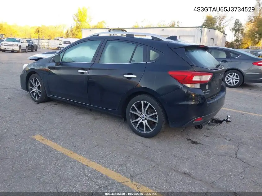 4S3GTAU65J3734529 2018 Subaru Impreza 2.0I Limited