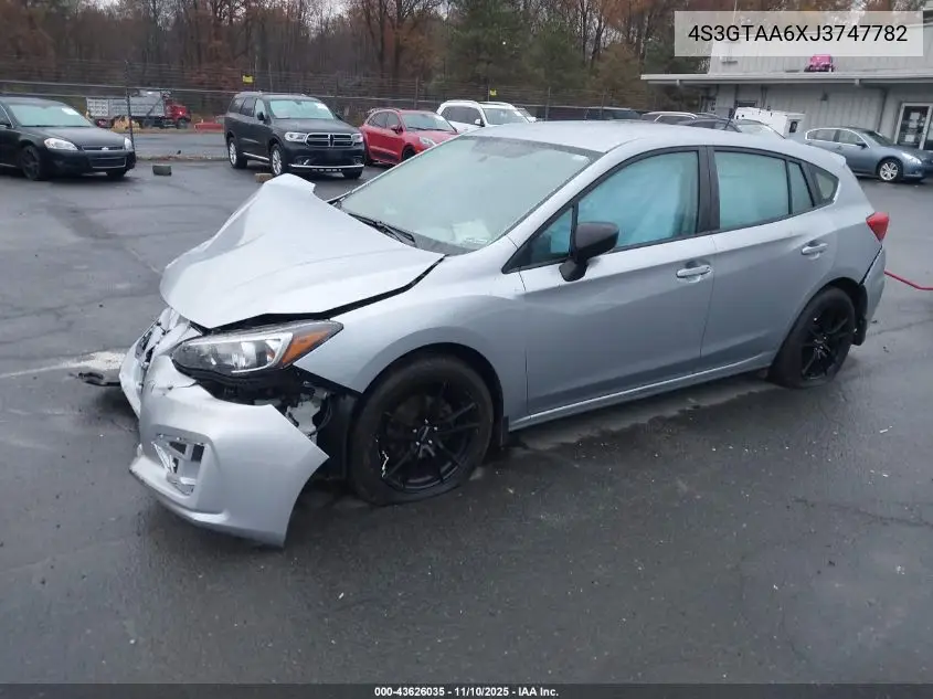 4S3GTAA6XJ3747782 2018 Subaru Impreza 2.0I