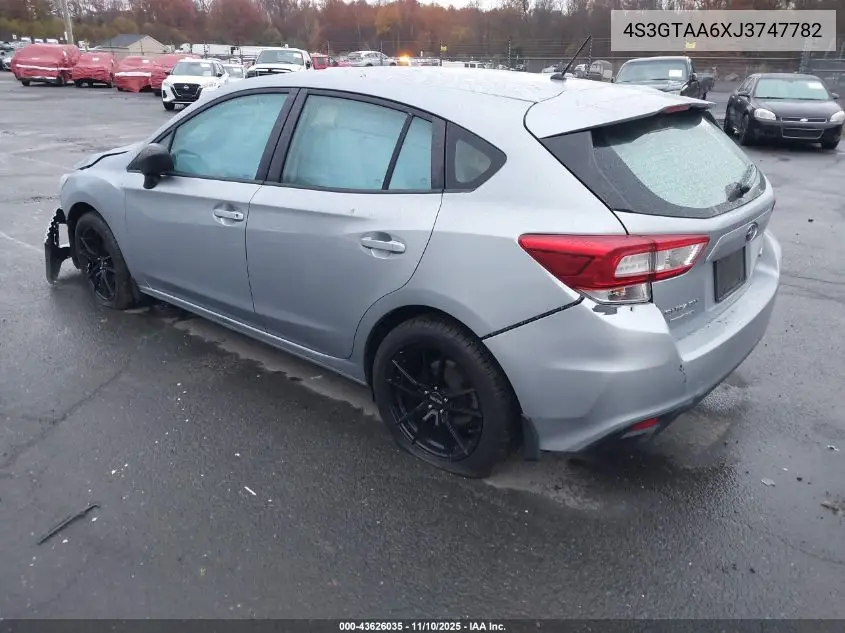 4S3GTAA6XJ3747782 2018 Subaru Impreza 2.0I