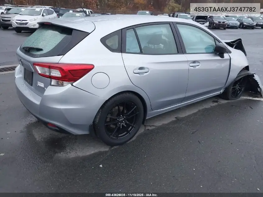 4S3GTAA6XJ3747782 2018 Subaru Impreza 2.0I
