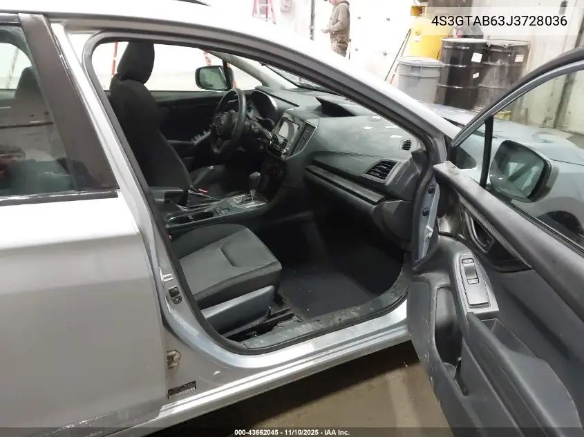 4S3GTAB63J3728036 2018 Subaru Impreza 2.0I Premium