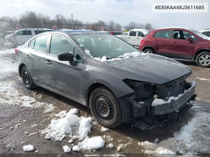 4S3GKAA68J3611685 2018 Subaru Impreza 2.0I