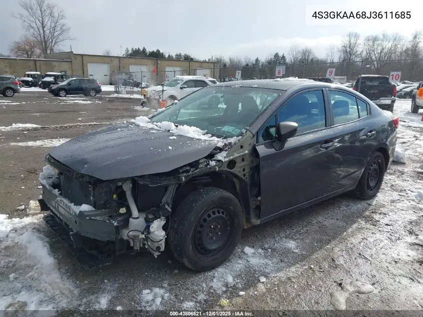 4S3GKAA68J3611685 2018 Subaru Impreza 2.0I