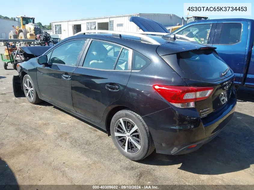 4S3GTAC65K3734453 2019 Subaru Impreza 2.0I Premium