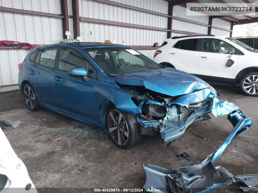 4S3GTAM69K3723714 2019 Subaru Impreza Sport