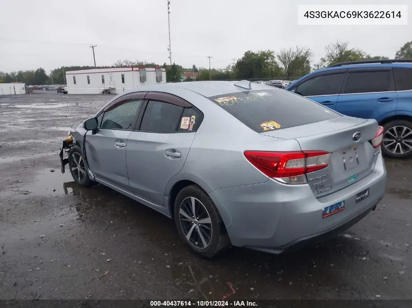 4S3GKAC69K3622614 2019 Subaru Impreza 2.0I Premium