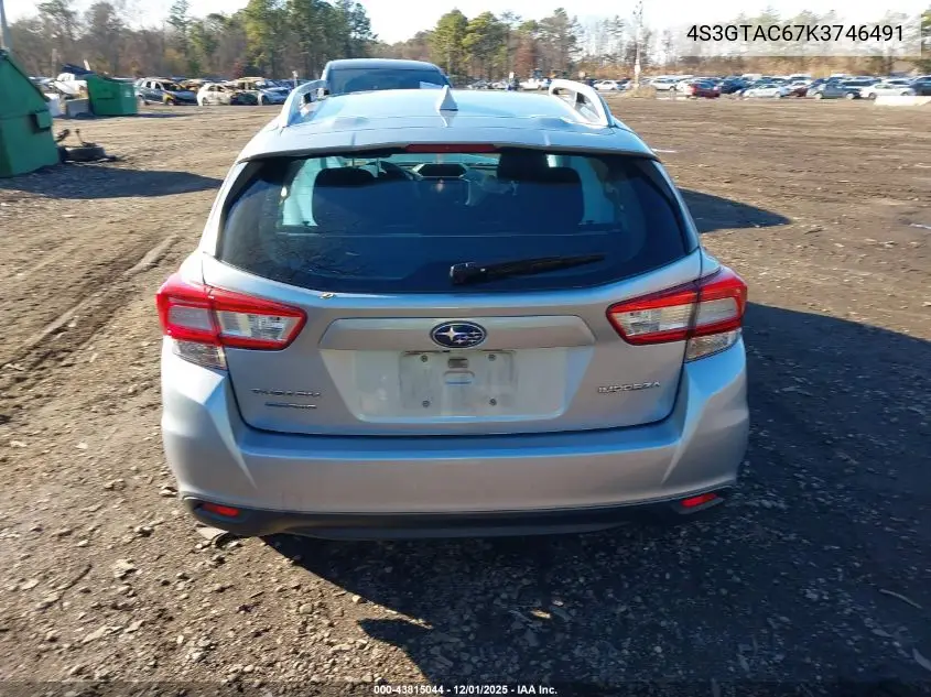 4S3GTAC67K3746491 2019 Subaru Impreza 2.0I Premium