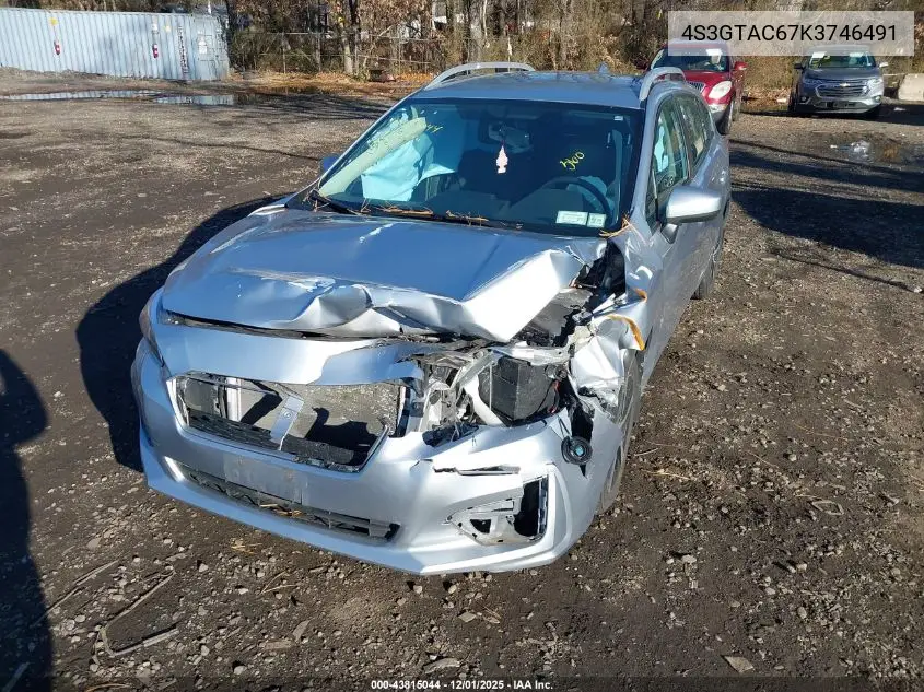4S3GTAC67K3746491 2019 Subaru Impreza 2.0I Premium