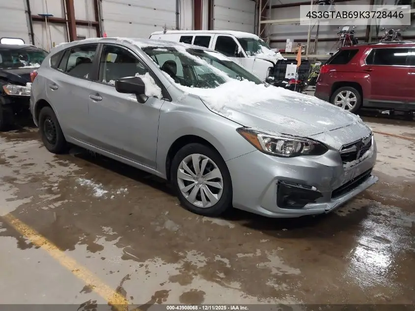 4S3GTAB69K3728446 2019 Subaru Impreza 2.0I