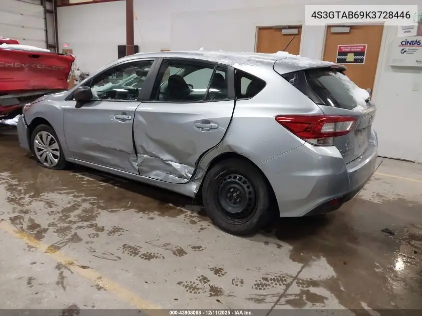 4S3GTAB69K3728446 2019 Subaru Impreza 2.0I