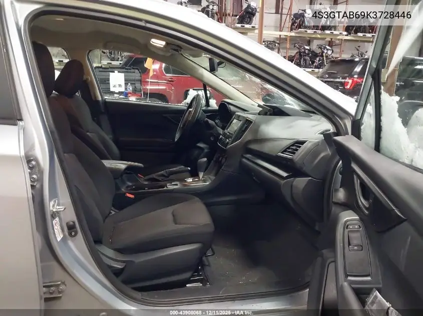 4S3GTAB69K3728446 2019 Subaru Impreza 2.0I