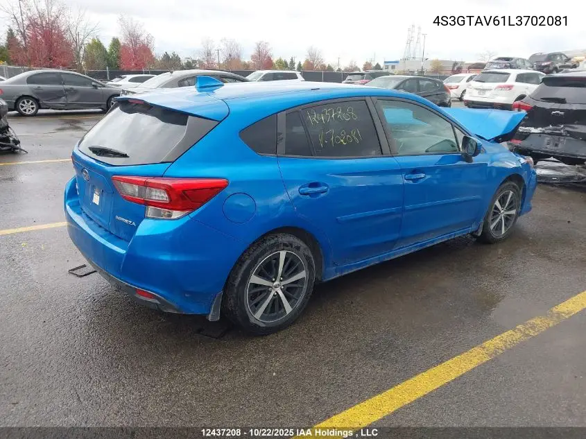 4S3GTAV61L3702081 2020 Subaru Impreza