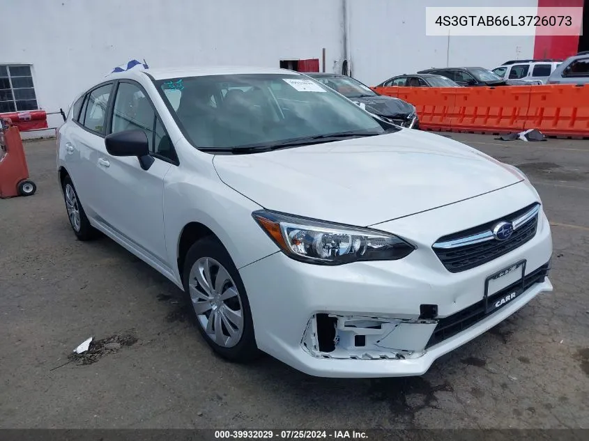 4S3GTAB66L3726073 2020 Subaru Impreza 5-Door