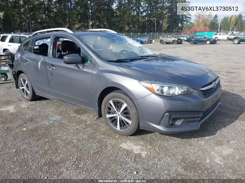 4S3GTAV6XL3730512 2020 Subaru Impreza Premium 5-Door
