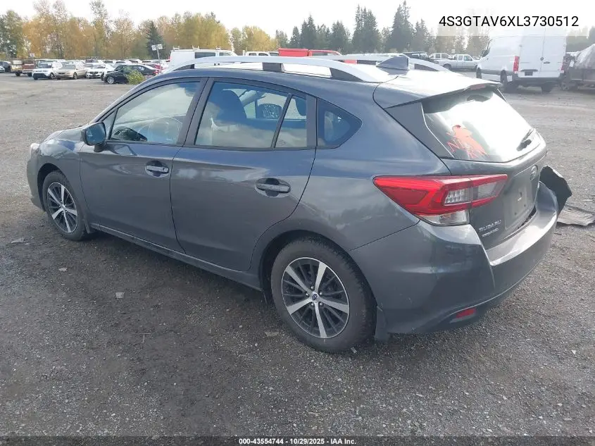 4S3GTAV6XL3730512 2020 Subaru Impreza Premium 5-Door
