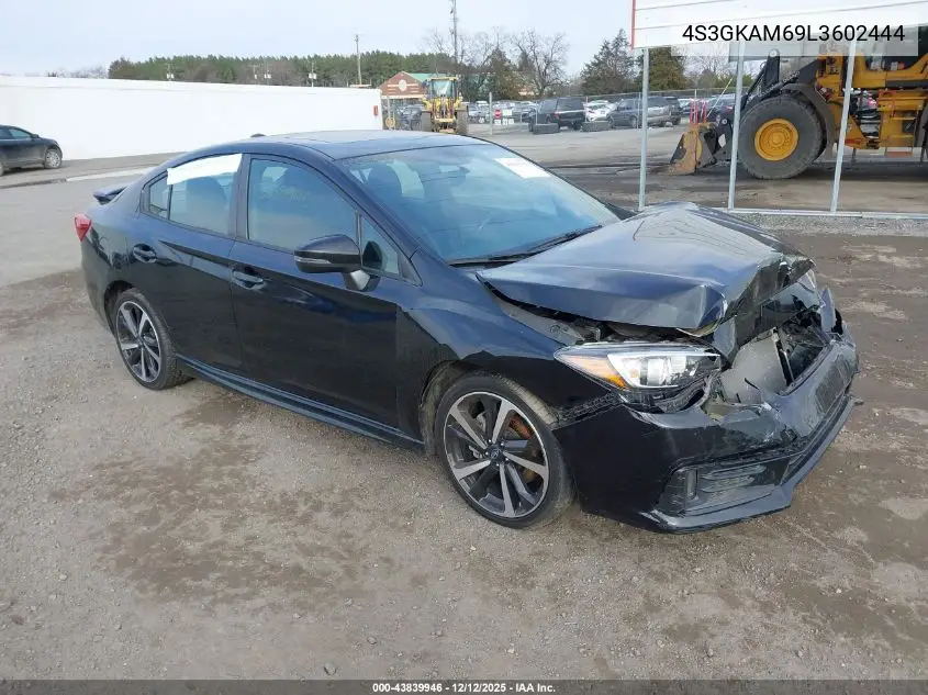 4S3GKAM69L3602444 2020 Subaru Impreza Sport