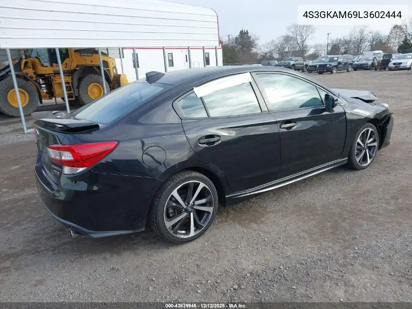 4S3GKAM69L3602444 2020 Subaru Impreza Sport