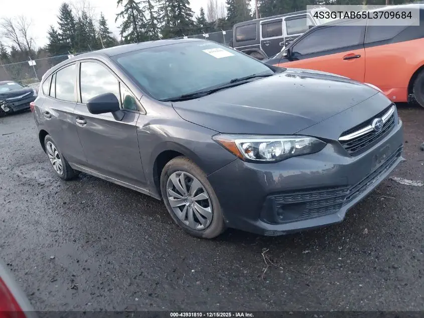 4S3GTAB65L3709684 2020 Subaru Impreza 5-Door